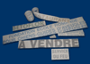 Lettres découpées